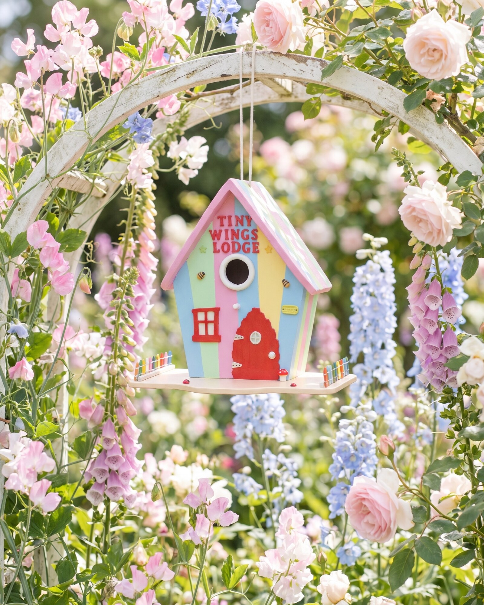 County colours birdhouse example