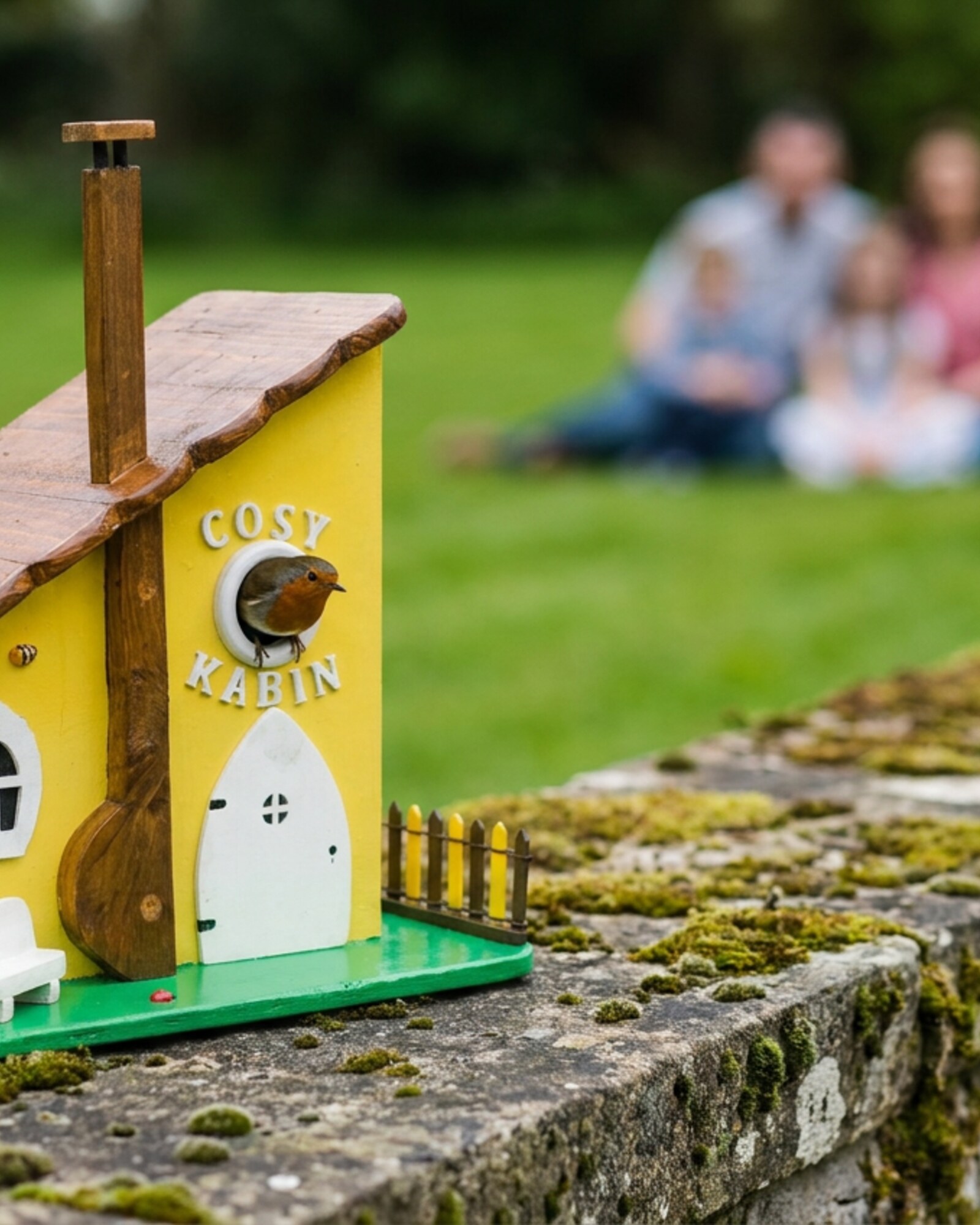 Cabin birdhouse example